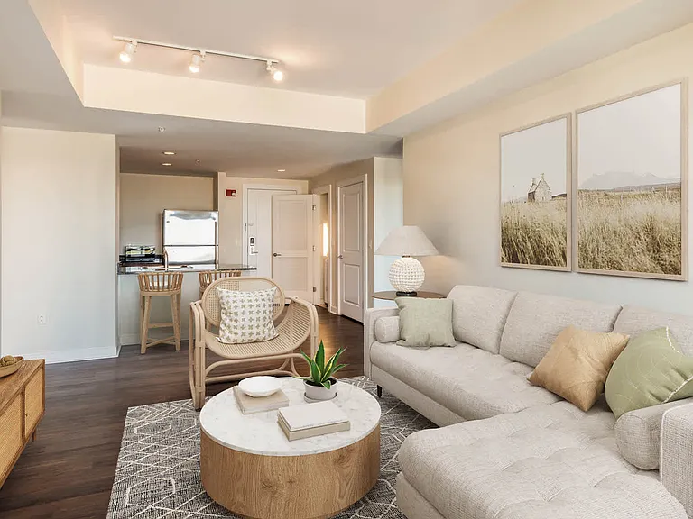Living Room with Hard Surface Flooring