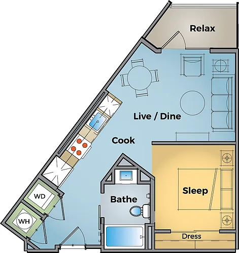 Floor plan Urban Flat - S2