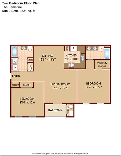 Floor plan $1.82/sq.ft. - The Berkshire