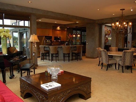 Open, spacious gathering area with rooms for everyone. 2308 SF of interior living space on one penth
