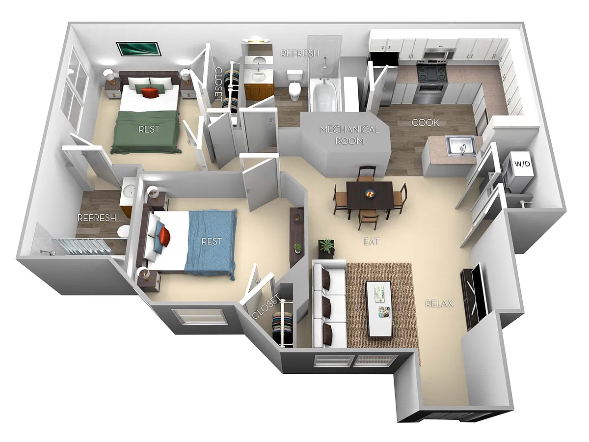 Floor plan Polk