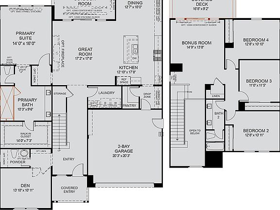 Plan 1C Homesite 61 Floorplan