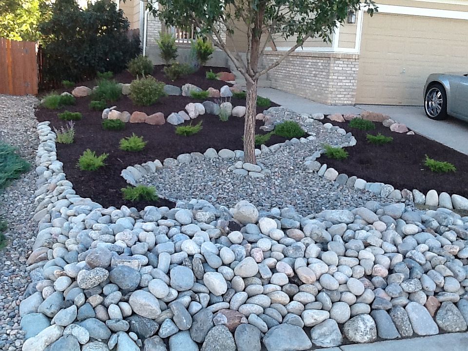 Zero Scaped Front Yard 13'