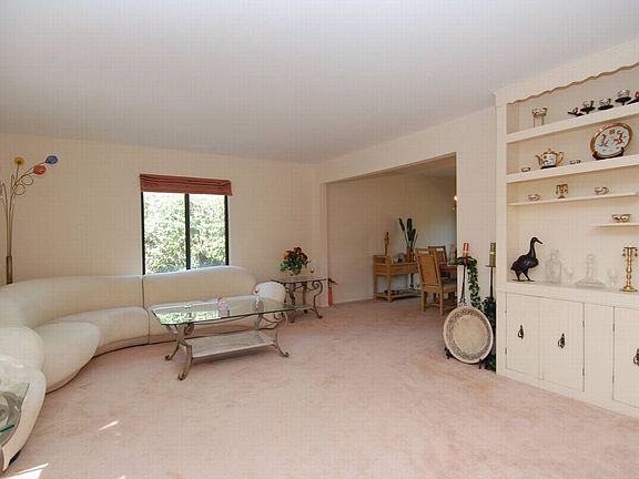 Living Room with Custom Display Area