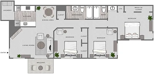 Floor plan C1-3X2