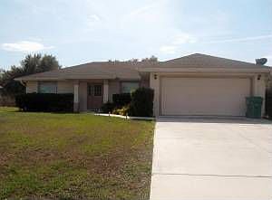 front of house, on oversized lot