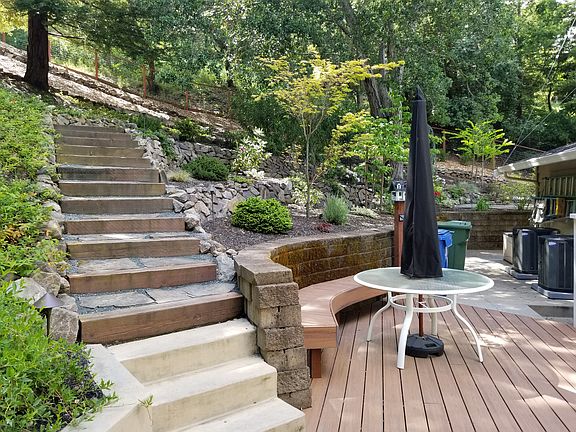 Steps to reading/rest area