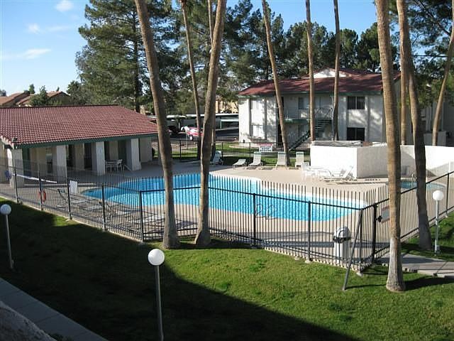 Private Balcony Overlooks Pool