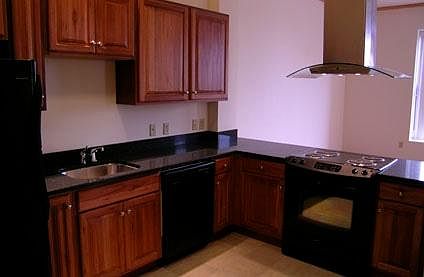 Kitchen overlooking dining room with pantry!