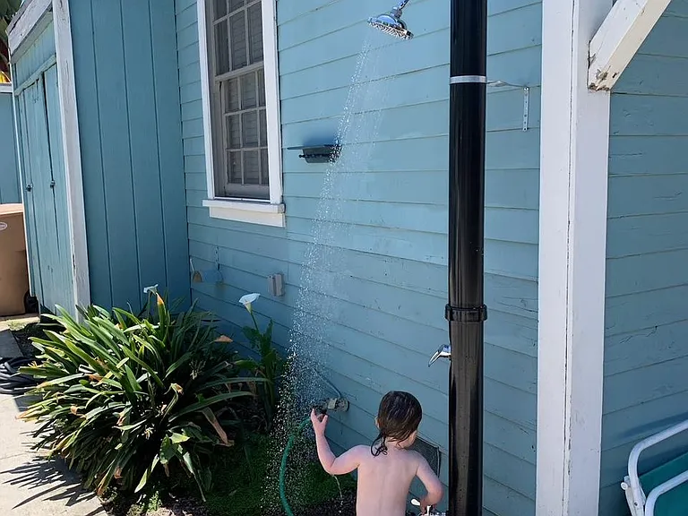 outdoor shower