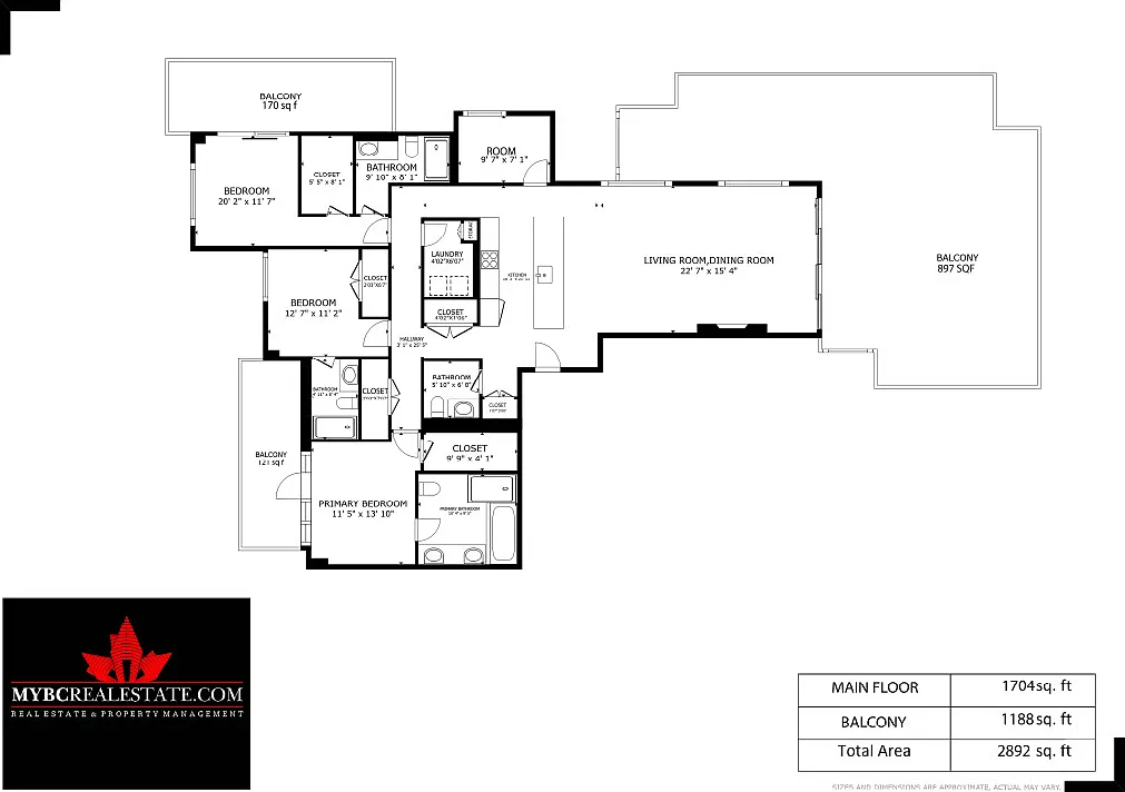 3 bed, 3.5 bath, 1704 sqft, $12,500 — Photo 3