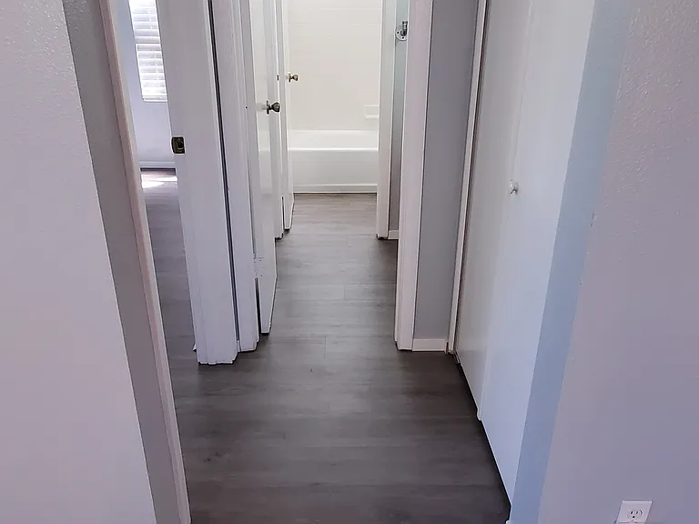 Hallway to Bedroom2 and Bath2