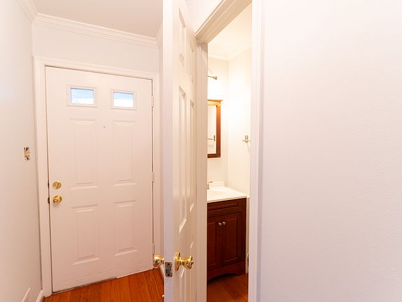 Half bathroom in entrance and in main level.