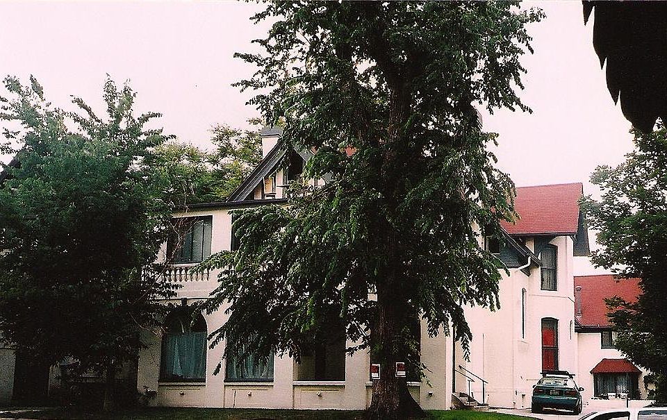 Outside front of house