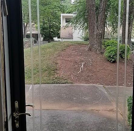 view from front door