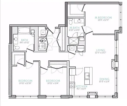 Floor plan 2-C1