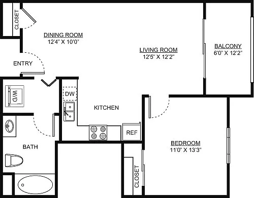 Floor plan Unit Type (J)