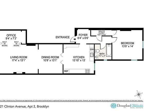 2nd image of 421 Clinton Ave #2