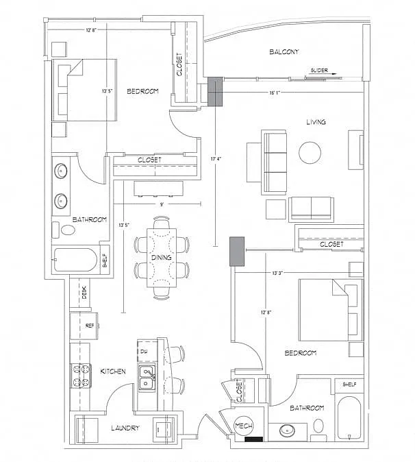 Floor plan B7