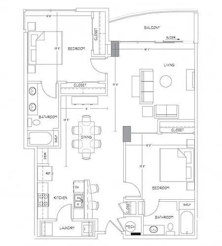 Floor plan B7