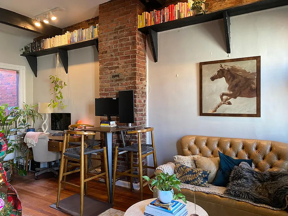 large living/dining room area