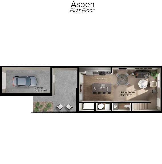 Two Bedroom Townhome_Aspen(1) Two Bedroom Townhome_Aspen(1)