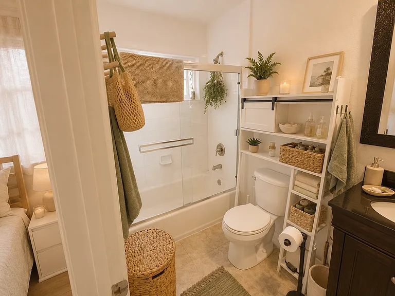Virtually staged to showcase the home's layout with furnishings and highlight the potential look and feel of the furnished option.