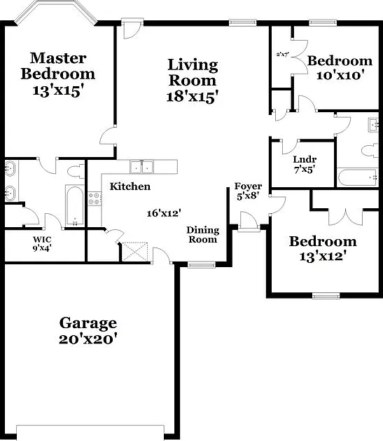 3 bed, 2.0 bath, 1288 sqft, $2,210 — Photo 2
