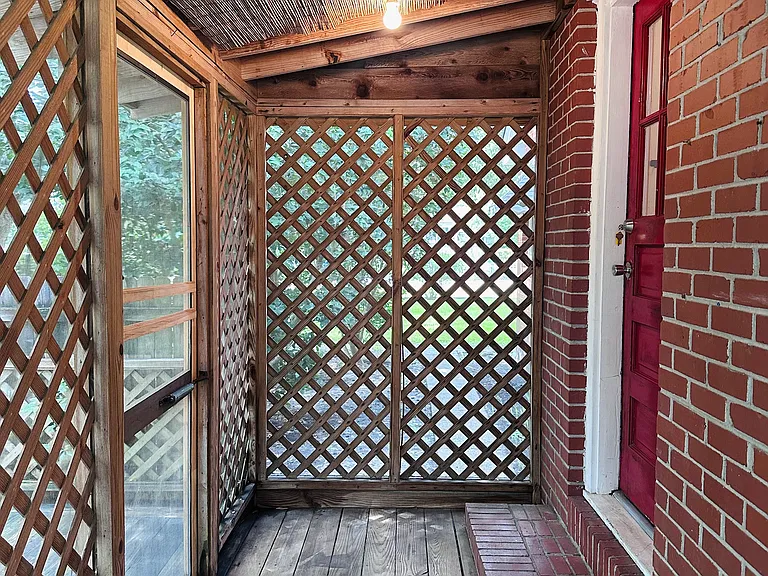 Back screened in porch