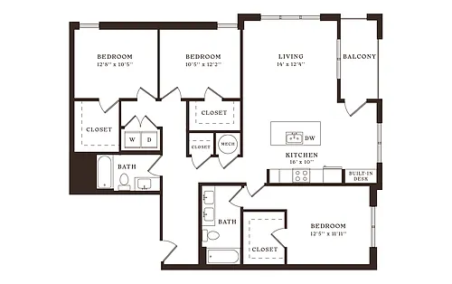 Floor plan Robinson
