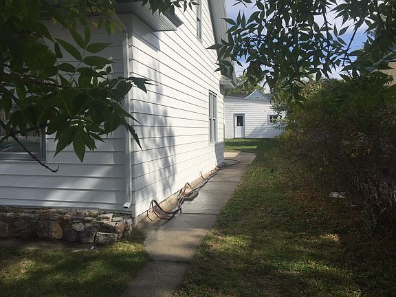 Side yard from street