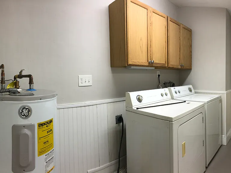 Indoor laundry room