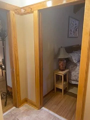 Walk-in closet from bedroom