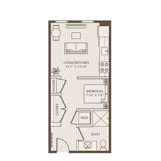 Floor plan E1F