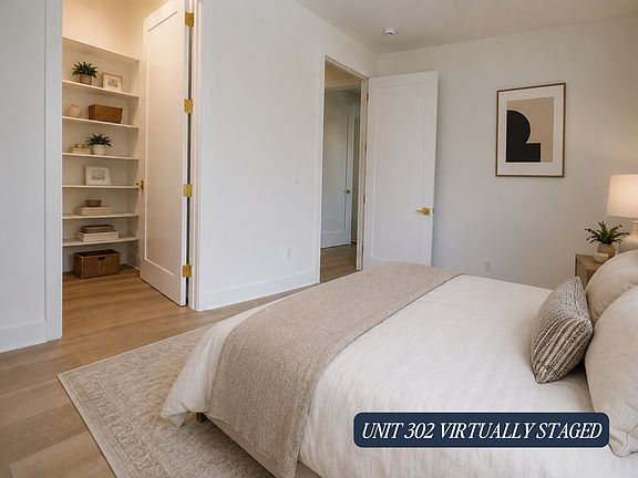 Unit 302 Virtually Staged 2nd Bedroom