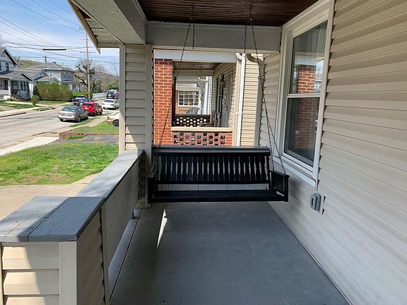 Front porch with swing