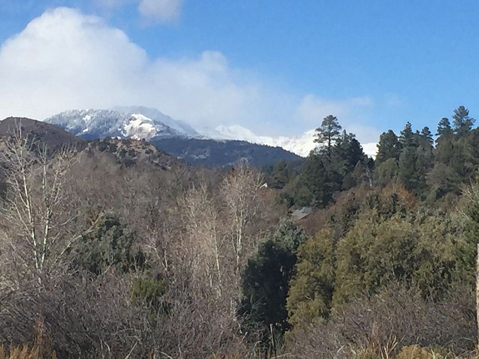 View west to La Plata mts