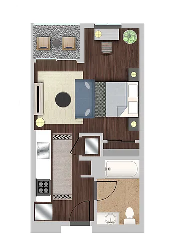 Floor plan Efficiency 6
