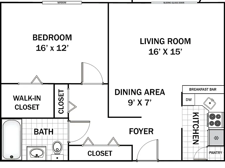 Radcliff House 1 Bd - 1 Ba Pantry Radcliff House 1 Bd - 1 Ba Pantry