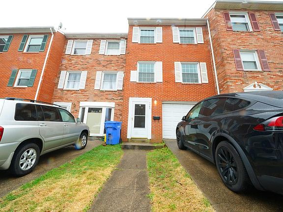 Driveway with an oversized garage