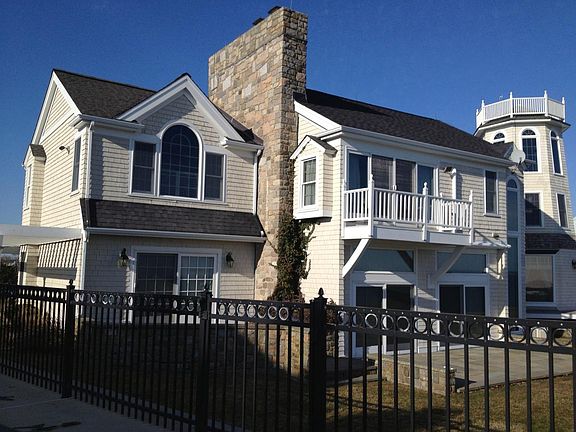 Rear view of the house