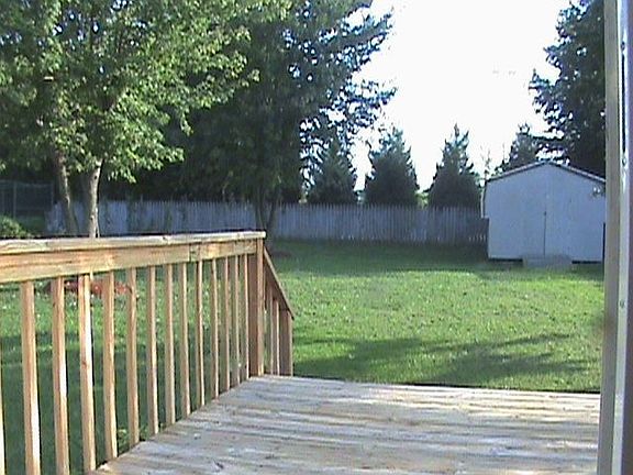 View from back door.