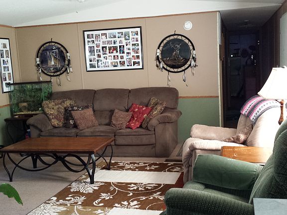 living room view from kitchen