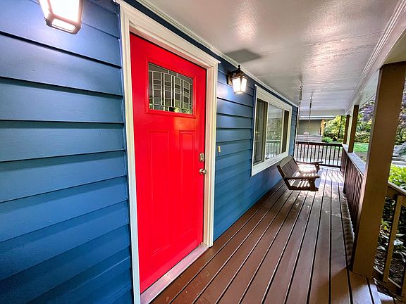 front porch and swing