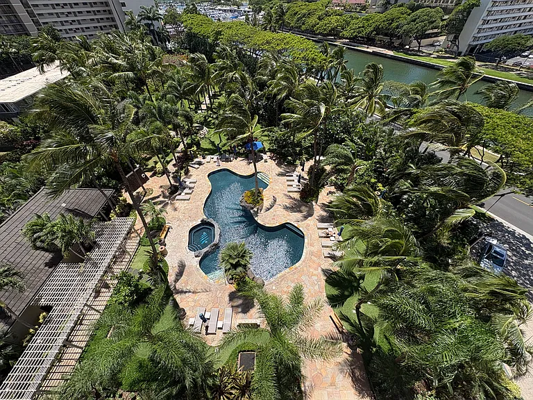 View of Pool and Grounds