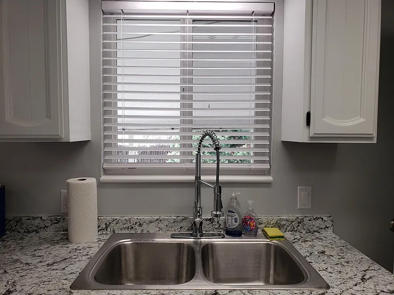 Kitchen Sink and Backyard Window