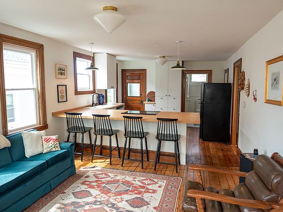 Open kitchen and living room