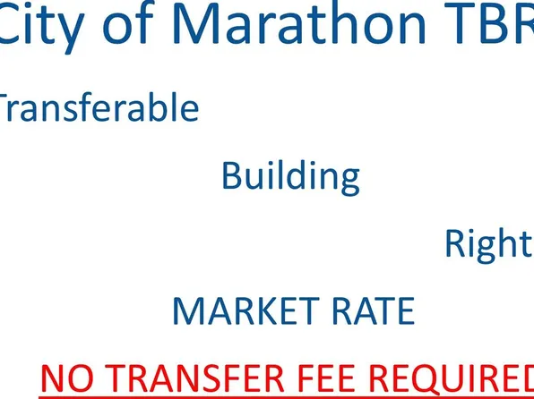 Tbr Transferable Building Right No Real Est, Marathon, FL 33050