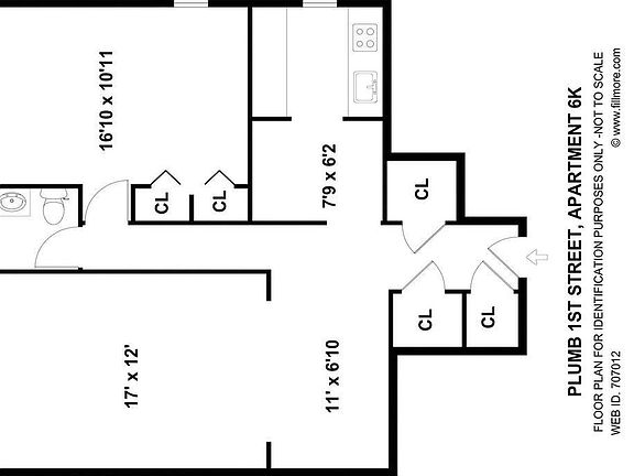 2nd image of 2241 Plumb 1st St APT 6K