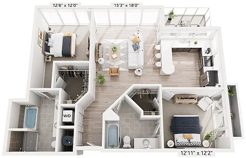 Floor plan 2A3